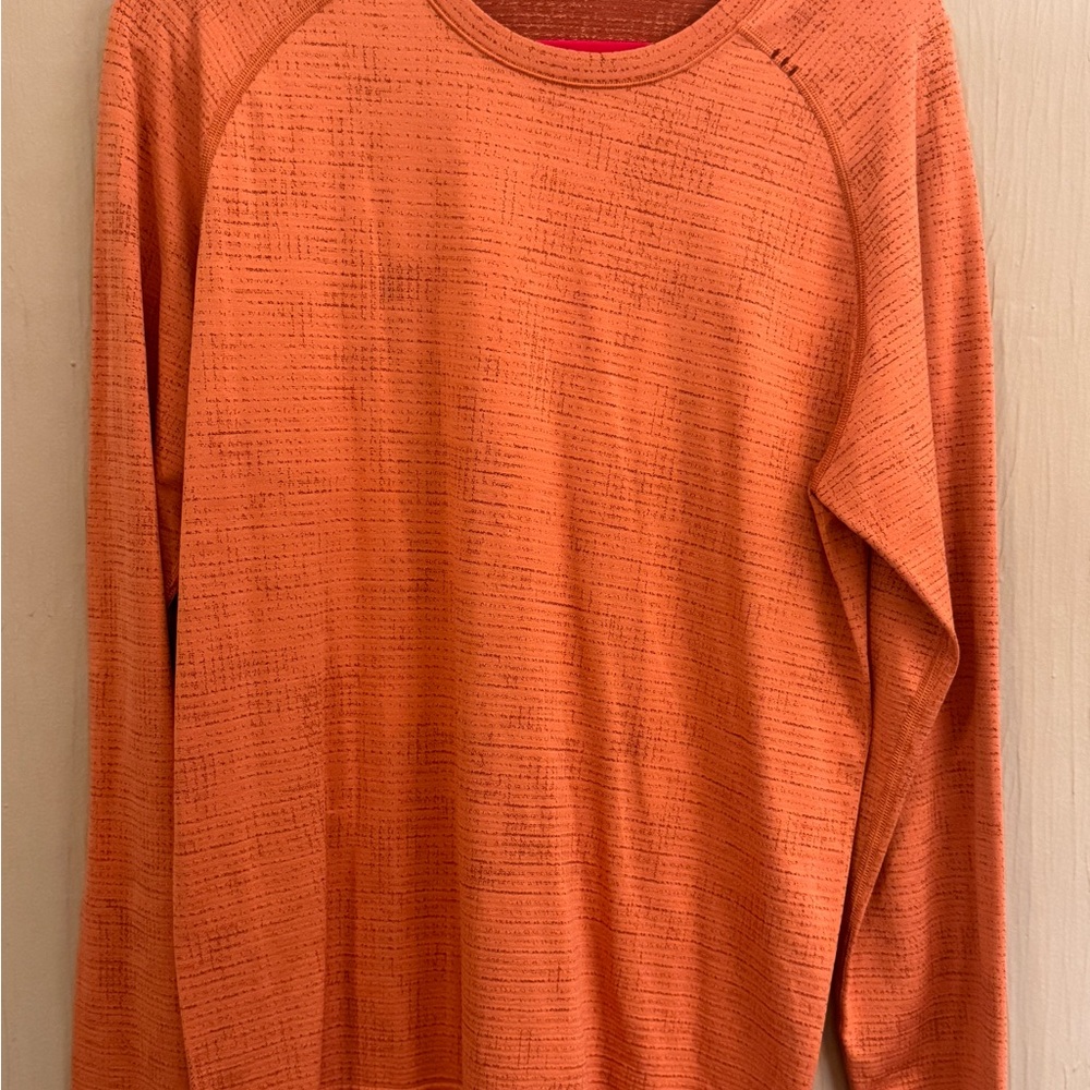 lululemon athletica Orange Long Sleeve Top